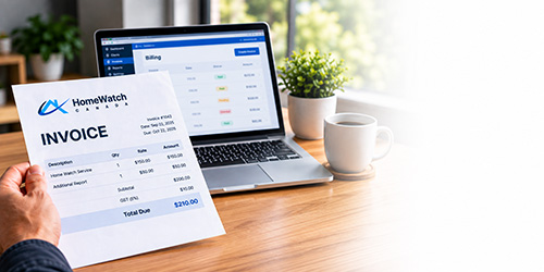 HomeWatch Canada billing